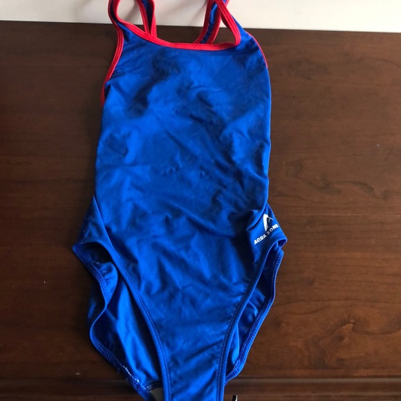 aqua zone Swim Aqua Zone Racing One Piece Swimsuit Poshmark